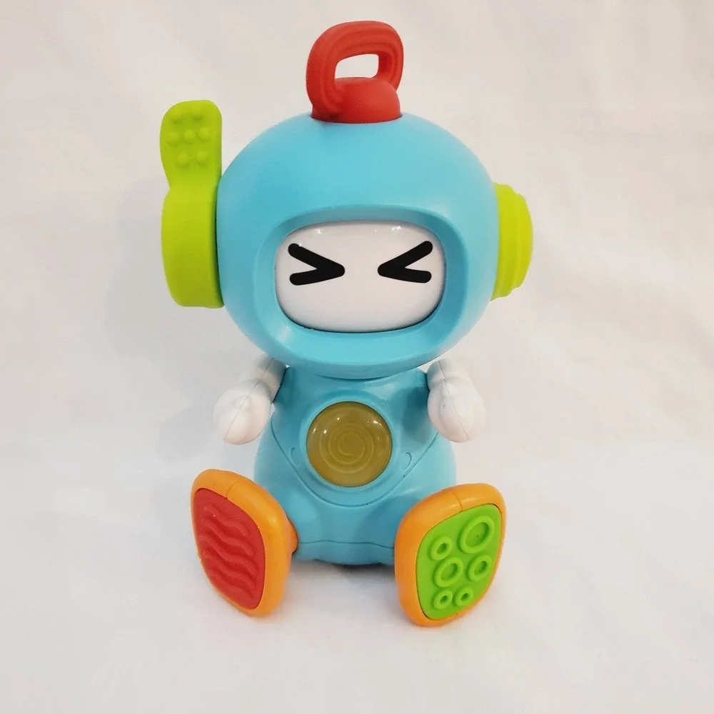 Infantino Senso Discovery Robot Sounds Music Buttons‎ Face Changing Works